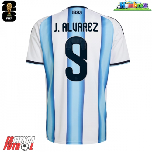 Argentina Julian Alvarez #9 Primera Equipación Mundial 2026 Manga Corta